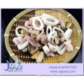 seafood mix squid ring mussel meat